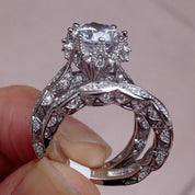 Regal Crown 925 Silver plated Ring - AmoreNmore