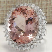 Blush Radiance Crown 925 Silver Plated Ring - AmoreNmore
