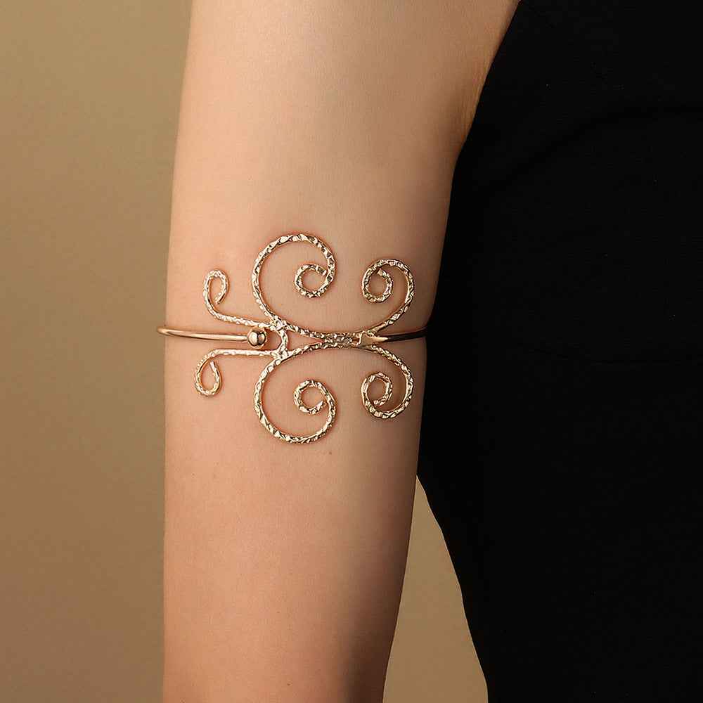 Elysian Spiral Arm Cuff