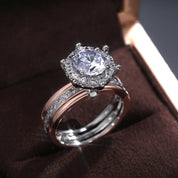 Celestia Radiant Dual Band Ring