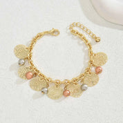 Golden Breeze Charm Anklet