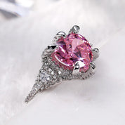 Blush Radiance 925 Silver Plated Ring - AmoreNmore