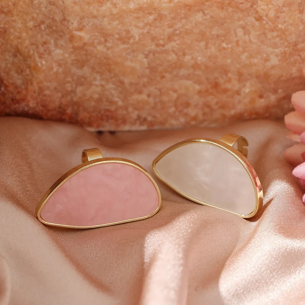 Aurora Elegance 14K Gold Plated Adjustable Ring - AmoreNmore