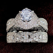 Eternal Radiance Duo Ring Set