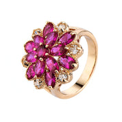 Rosé Fleur Radiance Statement Ring