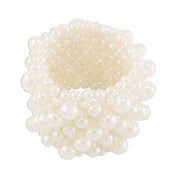 Veloura Bloom | Pearl Statement Cuff Bracelet | Gold Plated Multi-Pearl Cluster Design | Elegant Occasion Luxe Bracelet