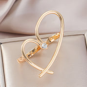 Amore Élan Heartline Adjustable Ring