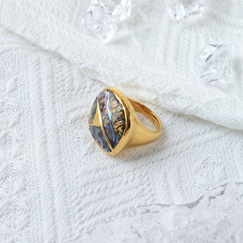 Celestial Mosaic Statement Ring
