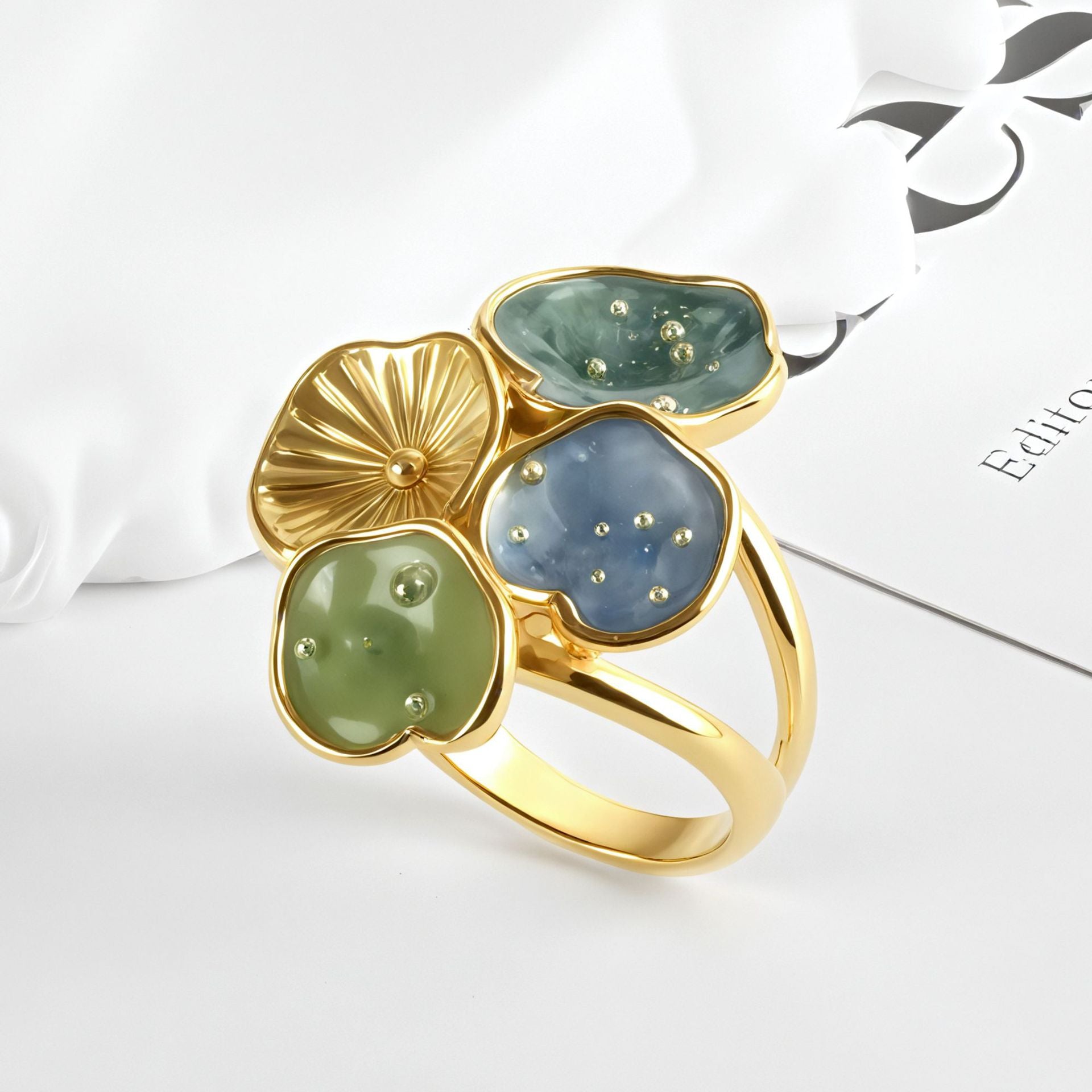 Celestia Heartscape Statement Ring