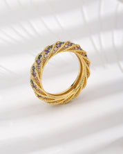 Aurelia Prism Weave Ring