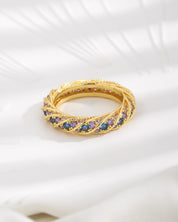 Aurelia Prism Weave Ring