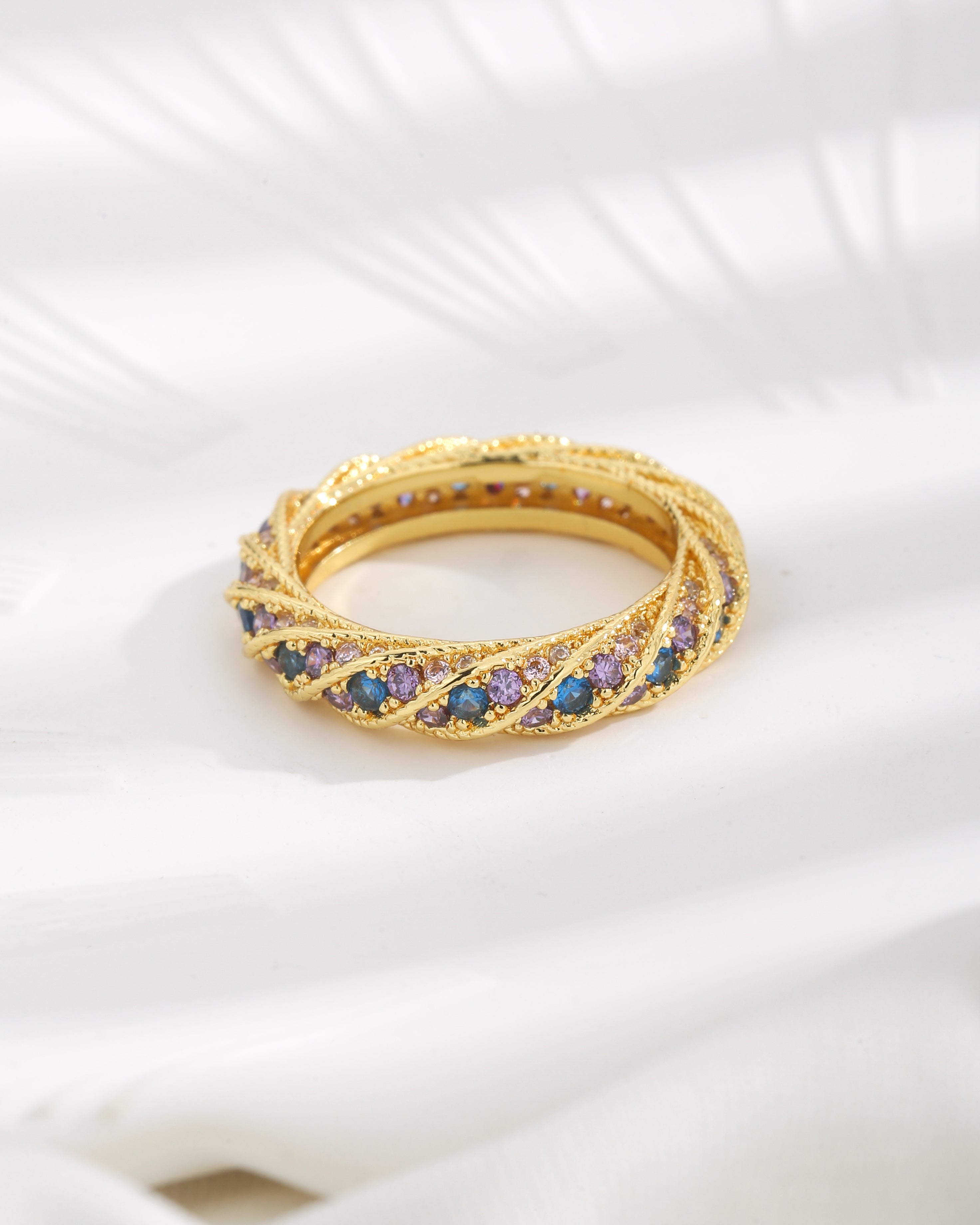 Aurelia Prism Weave Ring