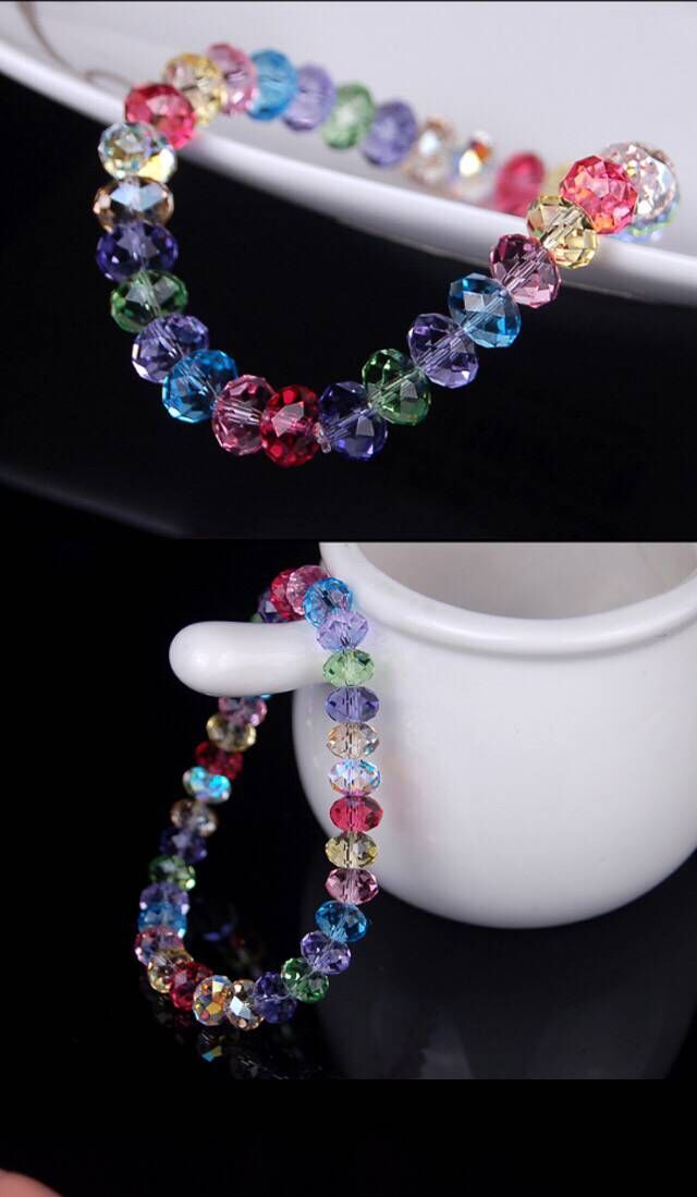 PrismPop Crystal Bead Bracelet