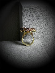Celestia Aura Geode Statement Ring
