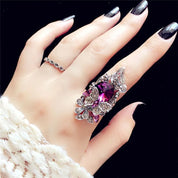 Amethyst Bloom Ring
