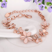 Roselle Bloom Crystal Bracelet