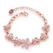 Roselle Bloom Crystal Bracelet