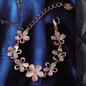 Roselle Bloom Crystal Bracelet