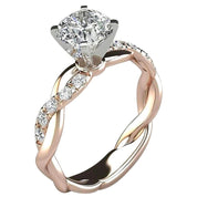 Twist of Grace Solitaire Ring