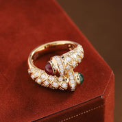 Regalia Dual Gem Majesty Adjustable Ring