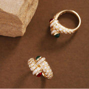 Regalia Dual Gem Majesty Adjustable Ring