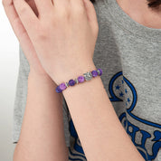 Twilight Wisdom Owl Stone Bracelet