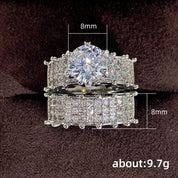 Lustrous Promise Dual Band Ring
