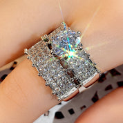Lustrous Promise Dual Band Ring