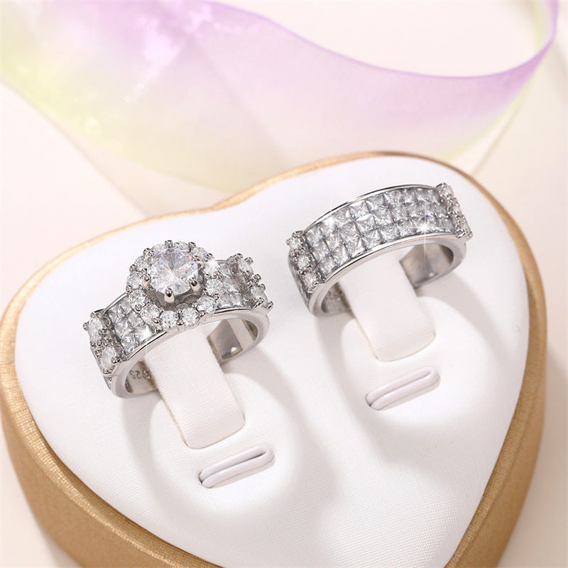 Celestial Grandeur Dual Halo Ring