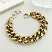 Bold Luxe Chunky Chain Bracelet