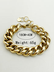 Bold Luxe Chunky Chain Bracelet