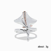 Ocean Grace Statement Adjustable Ring
