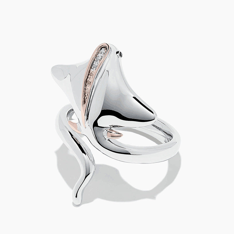 Ocean Grace Statement Adjustable Ring