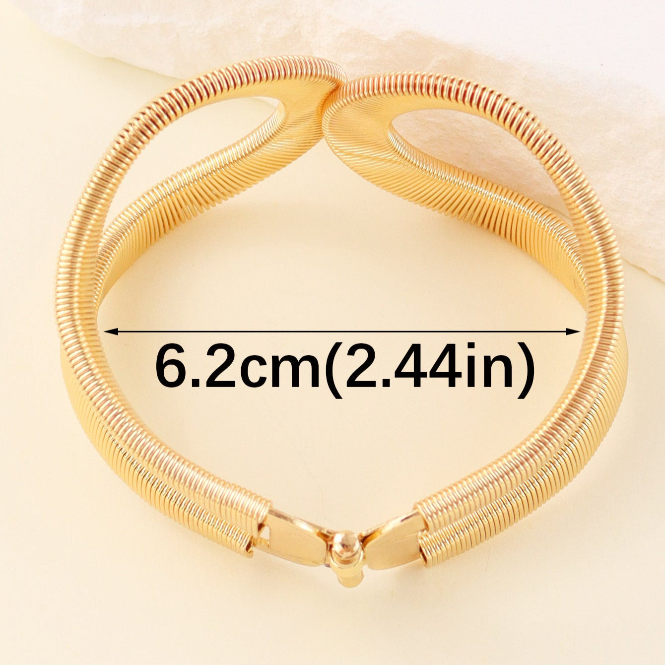 Serpent Twist Luxe Bangle