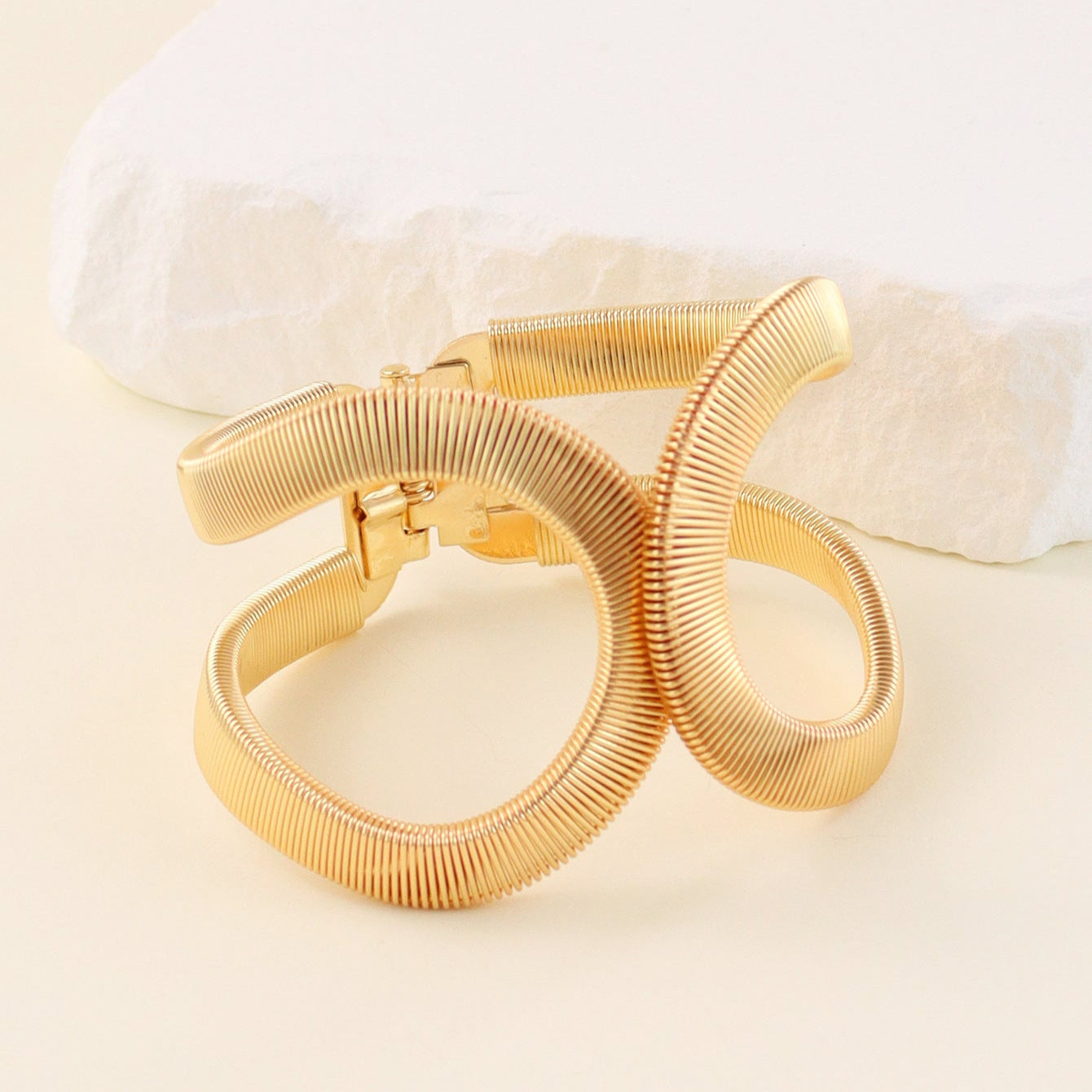 Serpent Twist Luxe Bangle