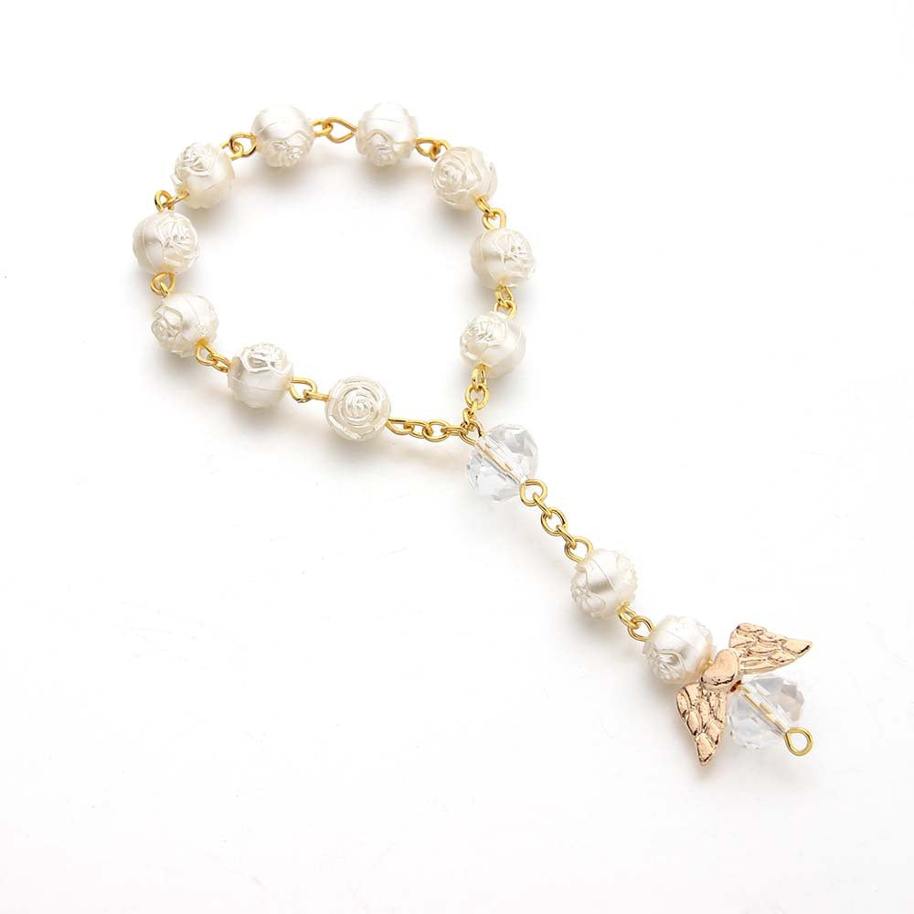 Roselia Charm - Ivory Bloom Bracelet
