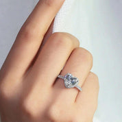 Eternal Heart 925 Sliver Plated / 14K Gold Plated Radiance Ring