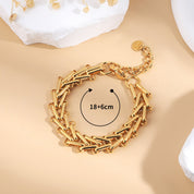 Golden Vault Link Bracelet