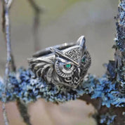 Mystic Noctura Owl Adjustable Ring