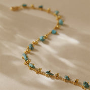Turquoise Tinkle - Boho Charm Anklet