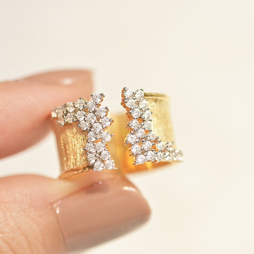Radiant Rift Adjustable 18K Gold plated Ring