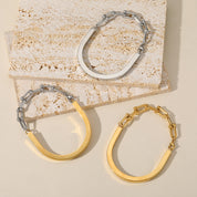 Bold Arc - Luxe Chainlink Bracelet
