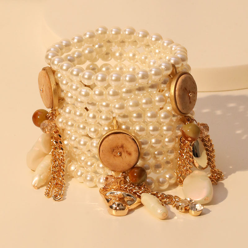 Pearl Luxe Multi-Layer Bracelet