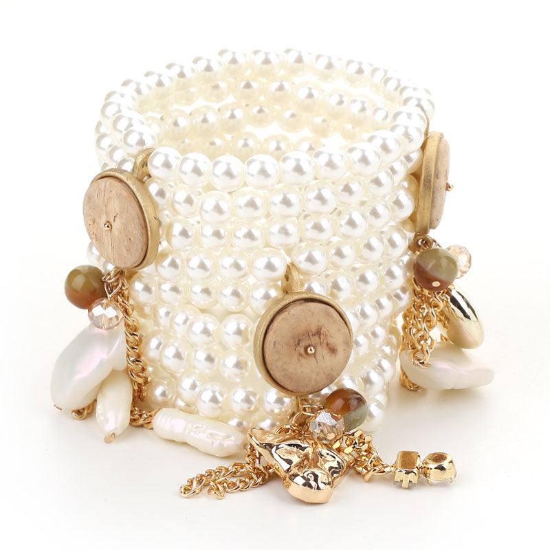 Pearl Luxe Multi-Layer Bracelet