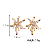 White Bloom Pearl Studs