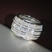 Celestia Luxe Radiance 925 Silver Plated Band