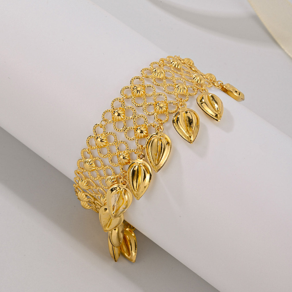 Golden Dewdrop Anklet