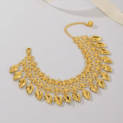 Golden Dewdrop Anklet