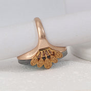 Wild Glint Royale Band - Copper inlay with 18K gold Plating