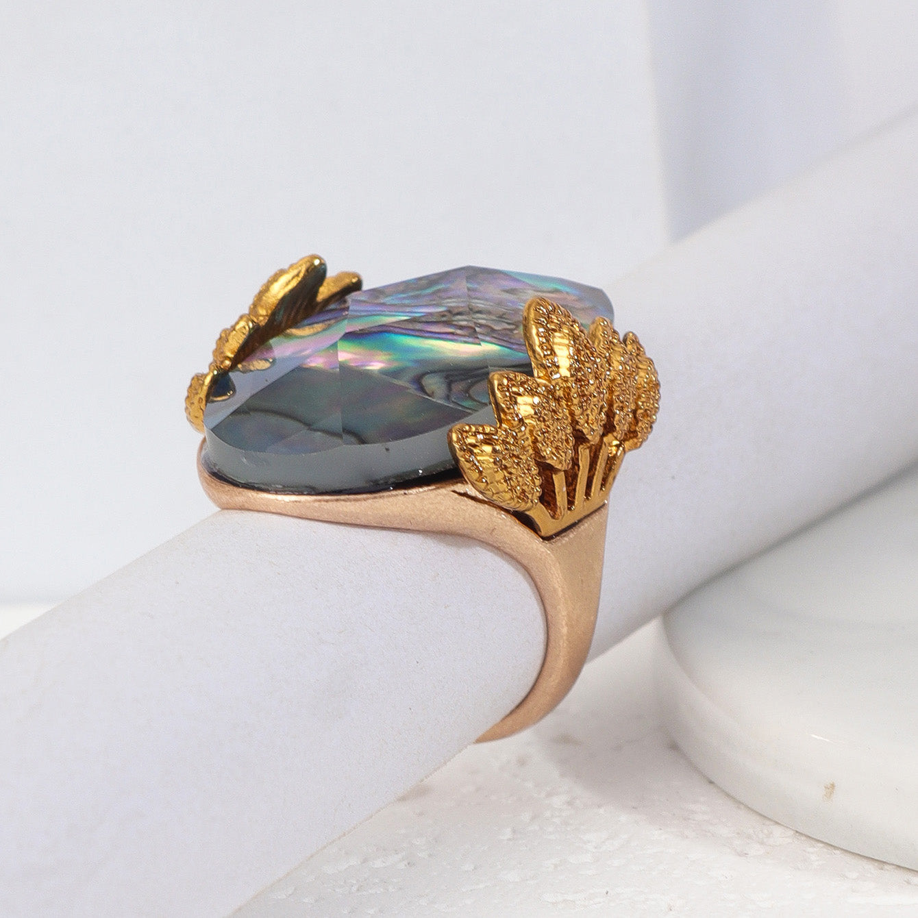 Wild Glint Royale Band - Copper inlay with 18K gold Plating